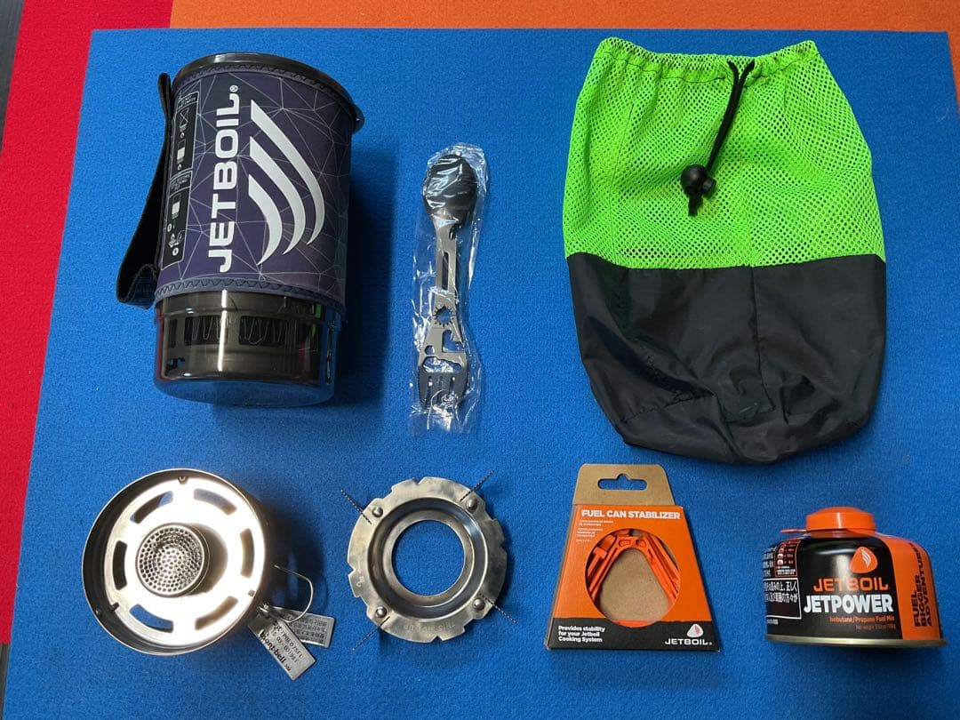 mont-bell JETBOILフラッシュ新品パーツリメイク動作良好美品セット
