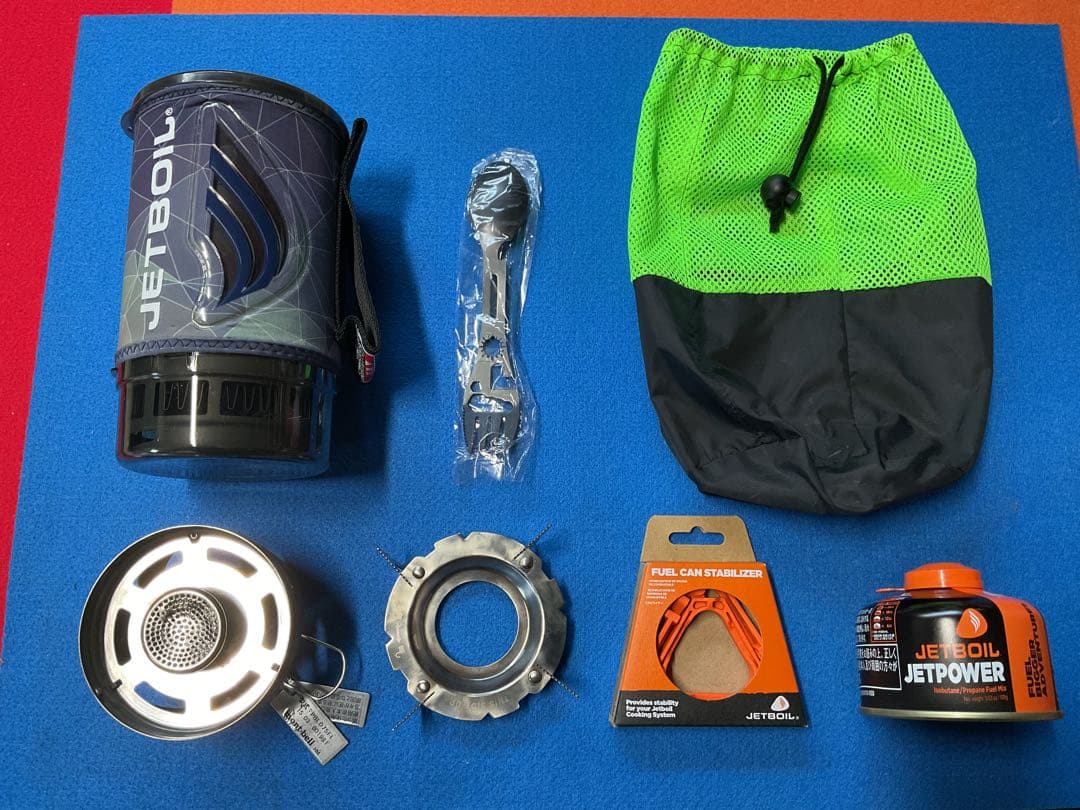 mont-bell JETBOILフラッシュ新品パーツリメイク動作良好美品セット