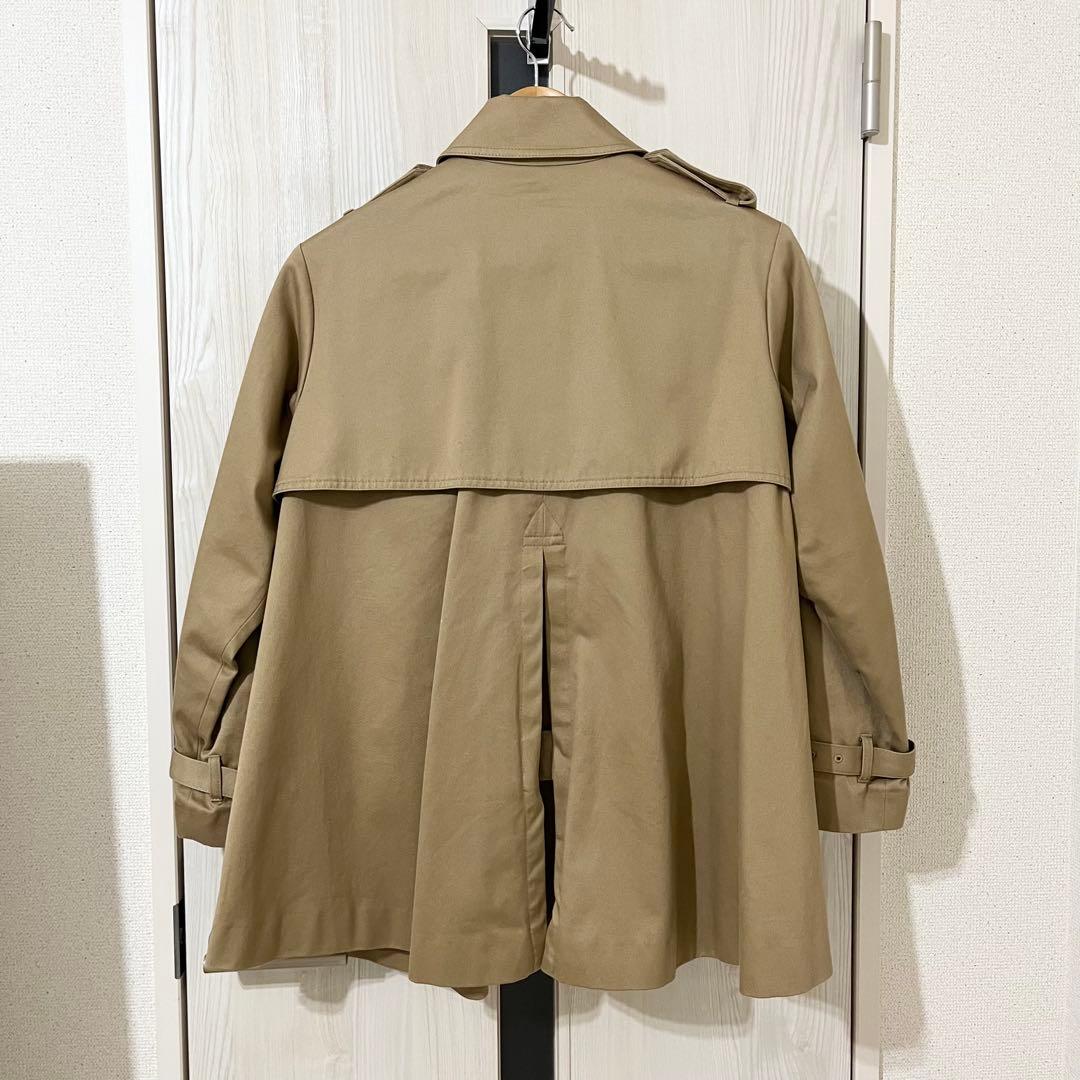 ジャケット・アウター CLANE SHORT FLEARE TRENCH COAT