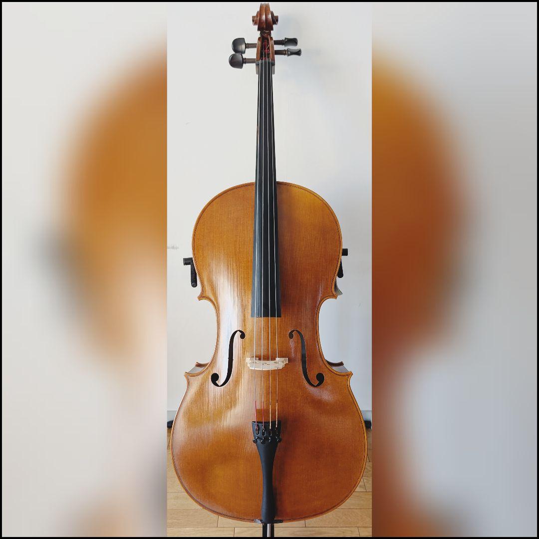 【チェロ】国産 ピグマリウス デリウス 4/4 ＋ハードケース＋弓