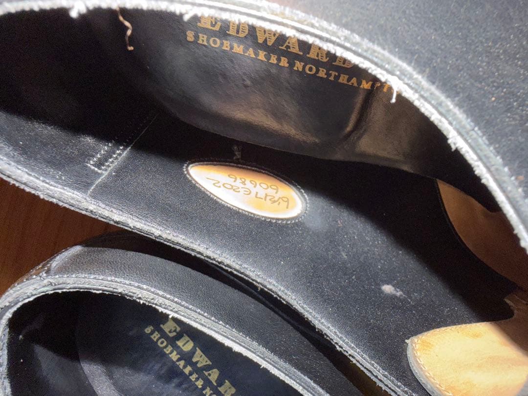 EDWARD GREEN ブラック ドーバー ラスト202