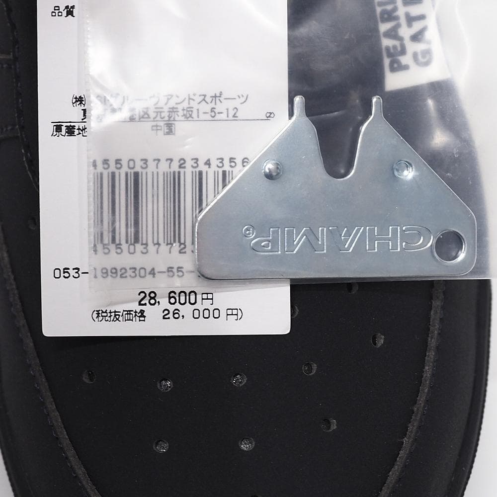 L06132 新品 PEARLY GATES ゴルフシューズ：22.5cm 紺