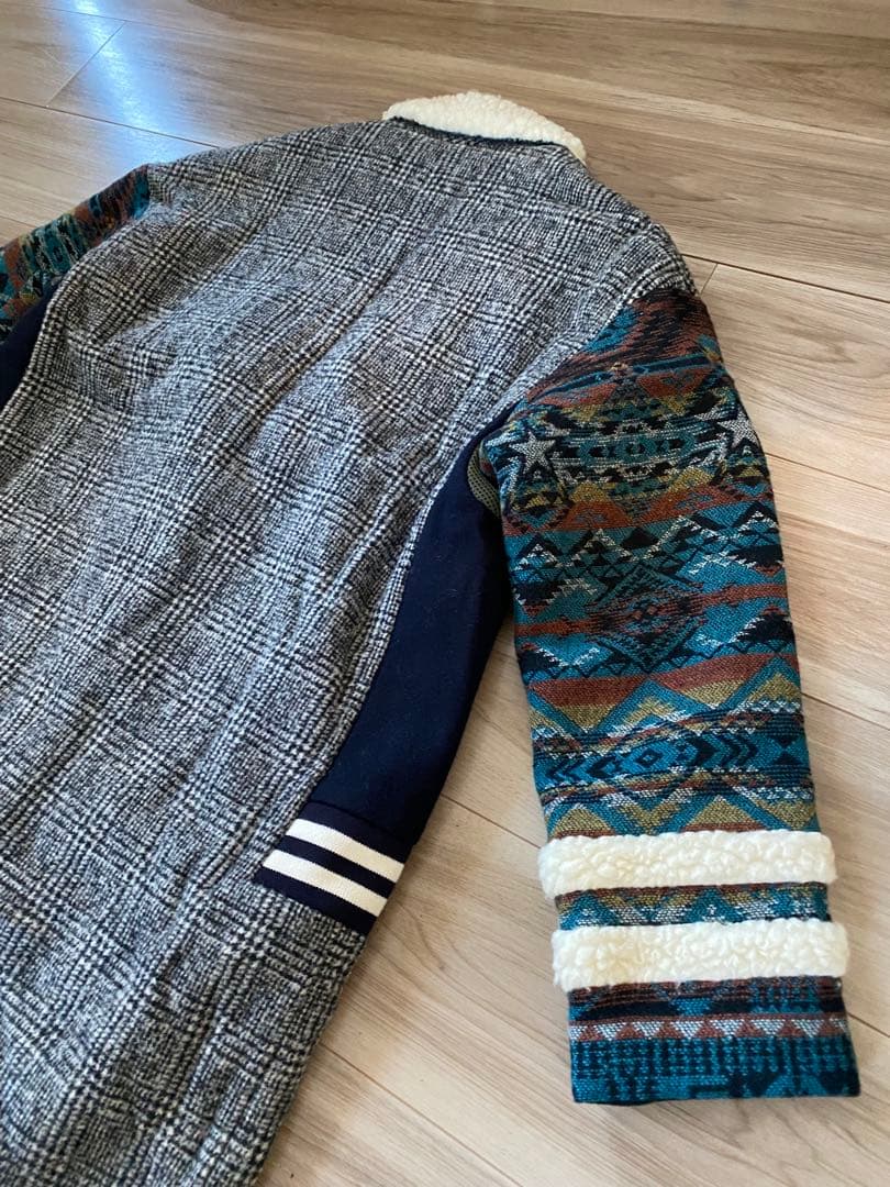 PHENOMENON チェスターコート ボア襟