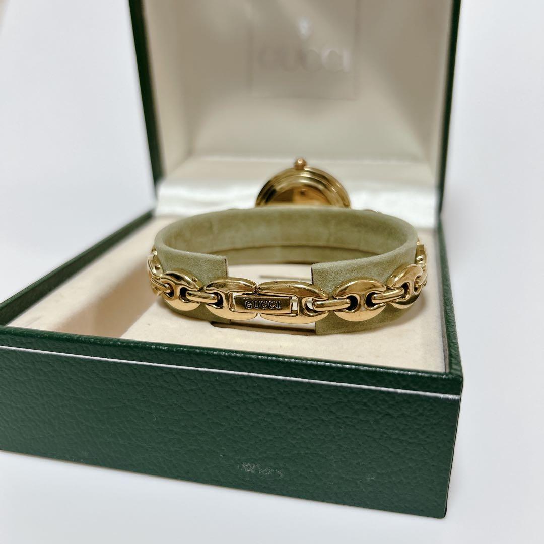 ✨良品✨GUCCI チェンジベゼル ゴールド 11/12.2 腕時計 訳あり