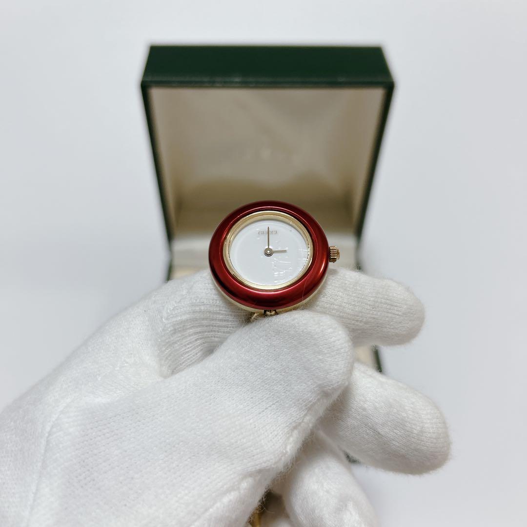 ✨良品✨GUCCI チェンジベゼル ゴールド 11/12.2 腕時計 訳あり