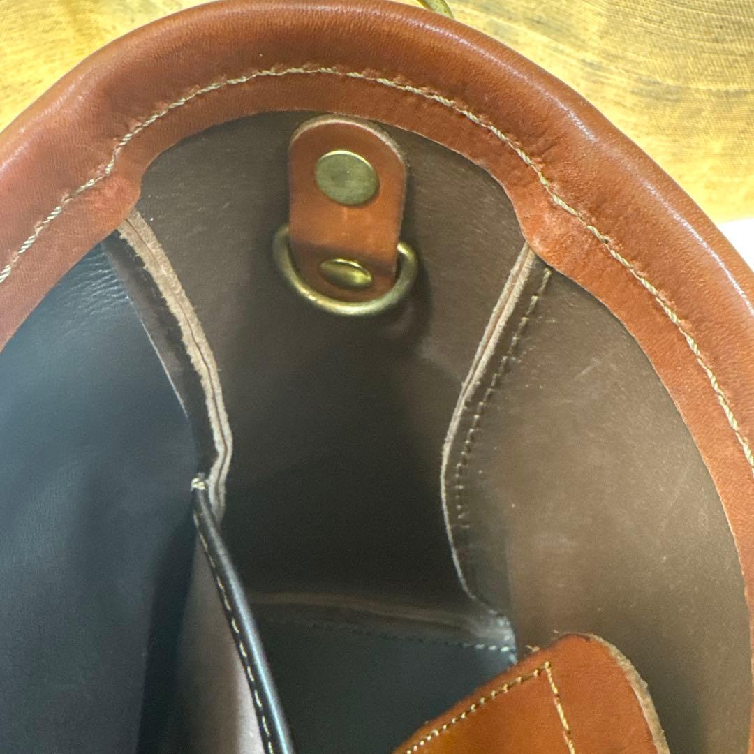 HERZ 横型2wayトートバッグ T-146 チョコ セミオーダー品