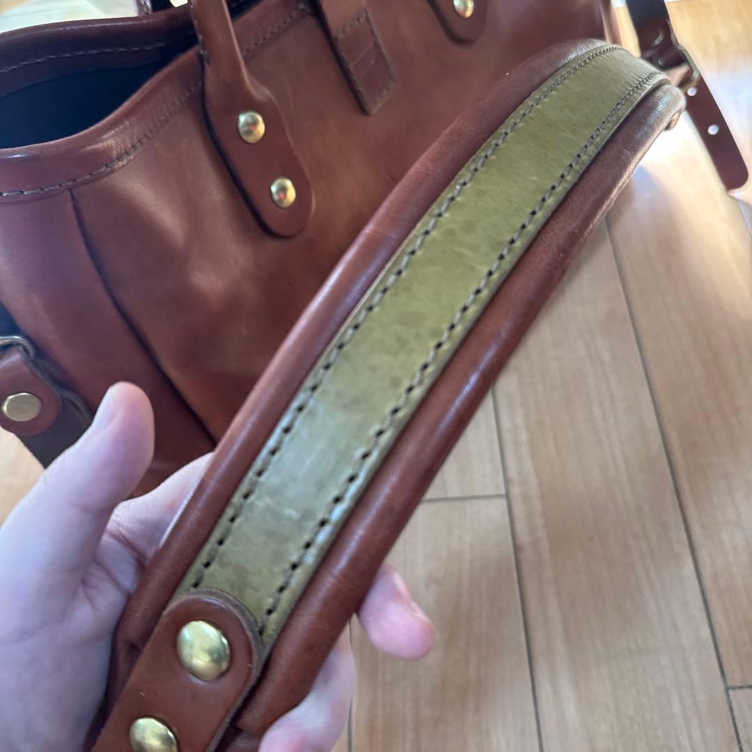 HERZ 横型2wayトートバッグ T-146 チョコ セミオーダー品