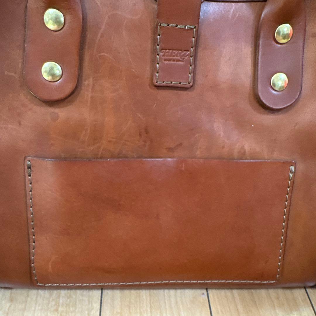 HERZ 横型2wayトートバッグ T-146 チョコ セミオーダー品