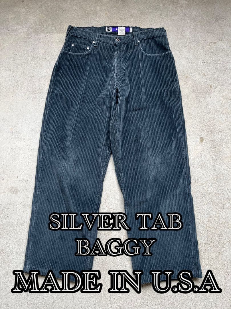 【USA製】シルバータブ　コーデュロイ　バギー