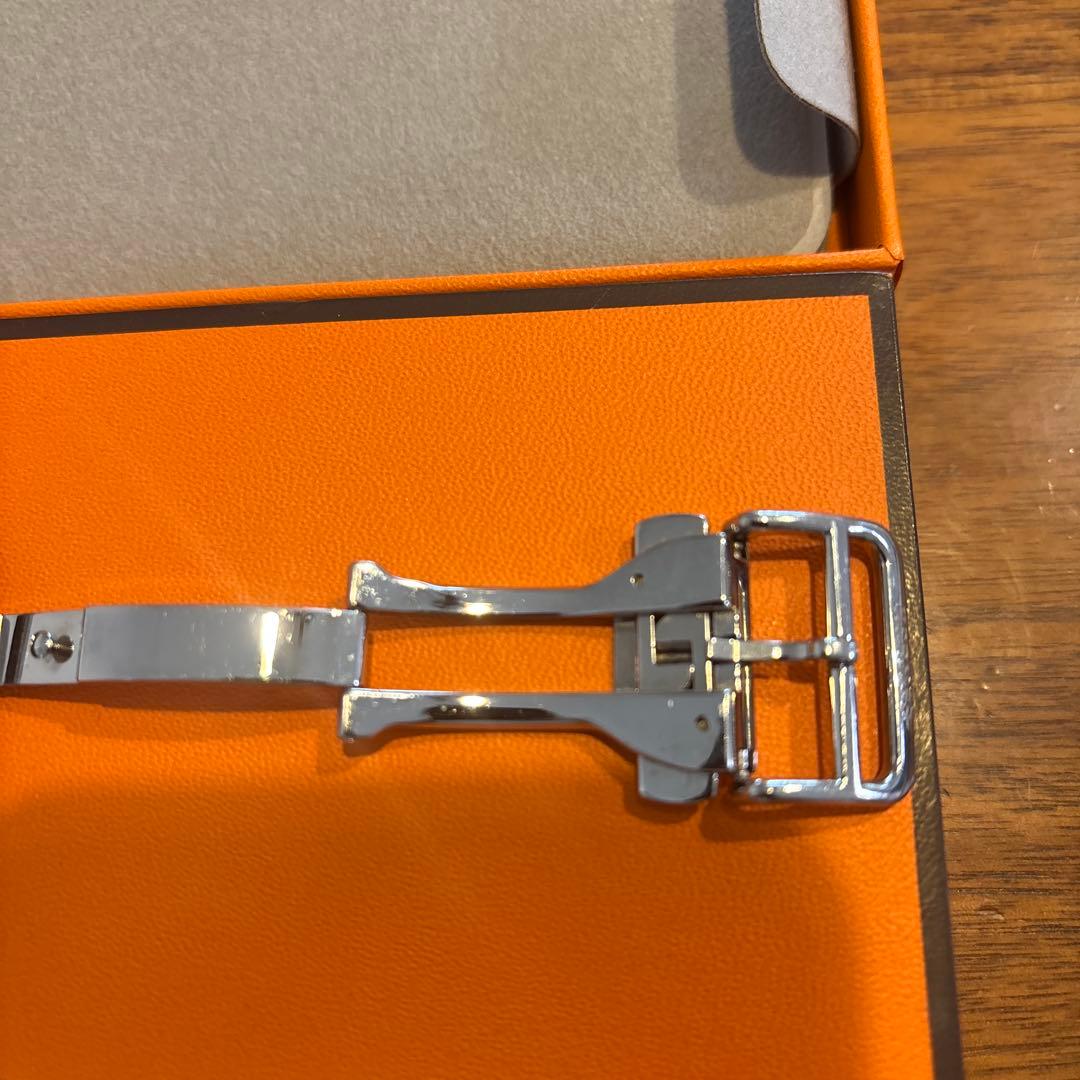 Apple Watch専用 エルメス Dバックル ブラックレザー