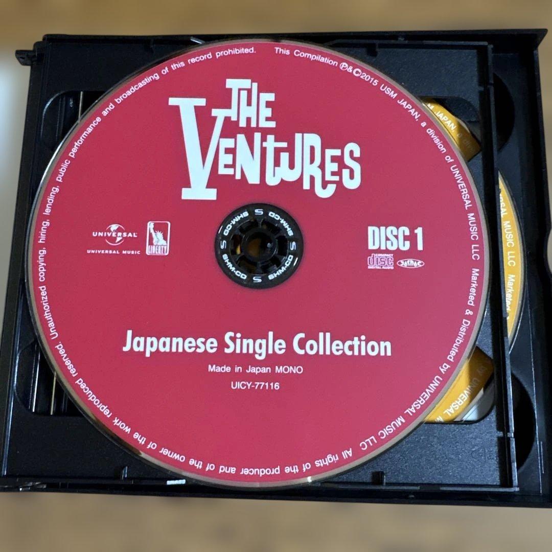 帯付きベンチャーズ　ジャパニーズ・シングル・コレクション　5CD &CD-ROM