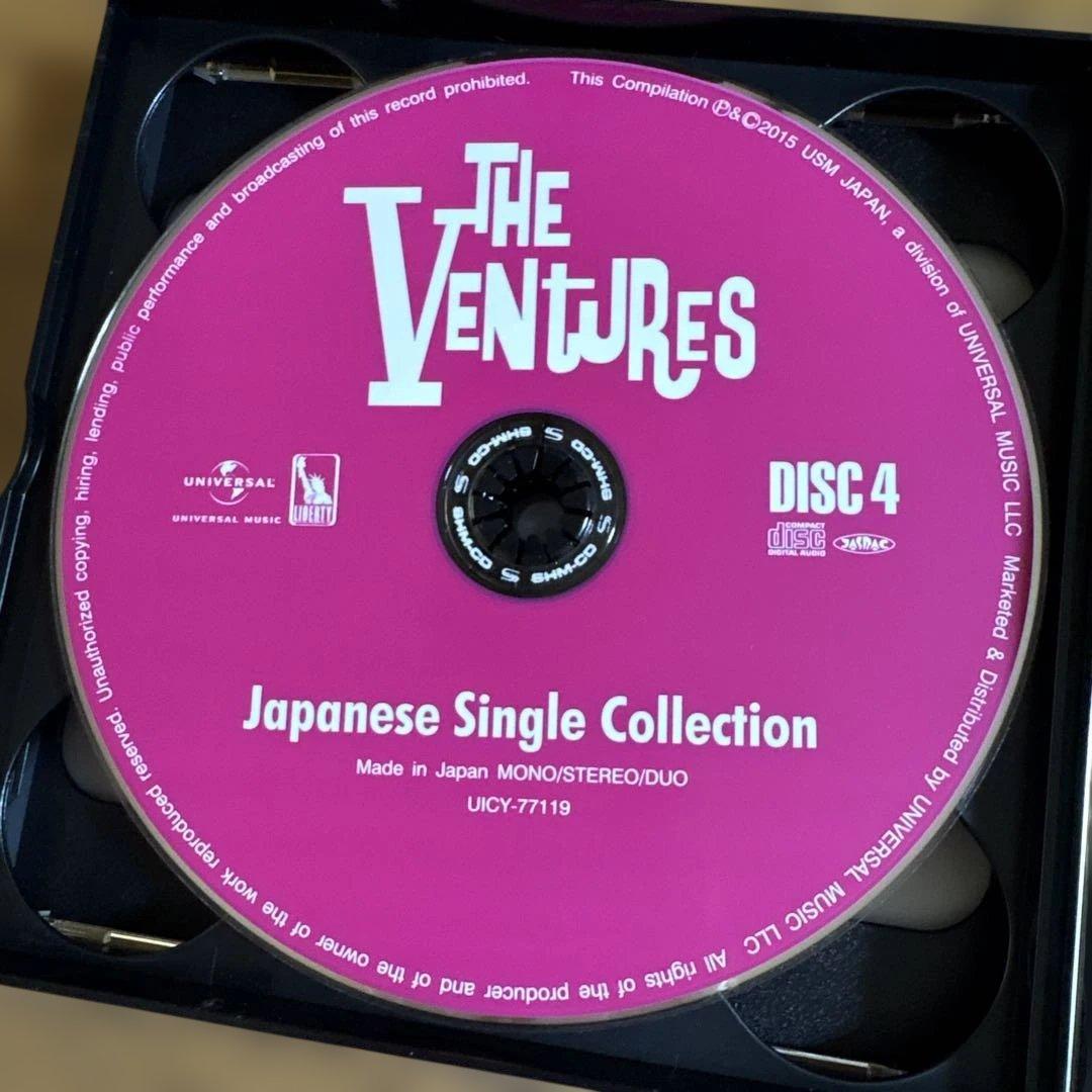 帯付きベンチャーズ　ジャパニーズ・シングル・コレクション　5CD &CD-ROM