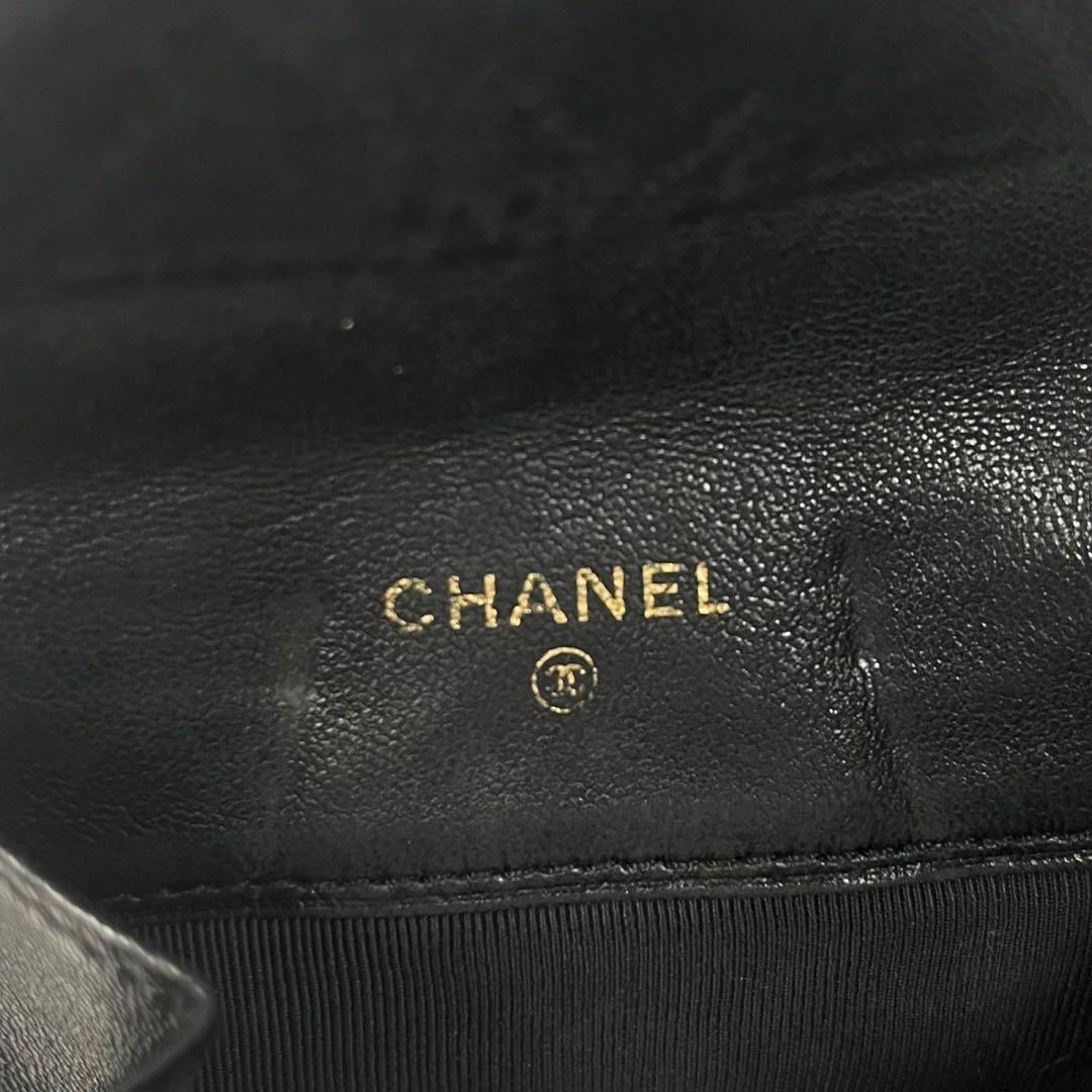 4816 CHANEL シャネル ケース ココマーク ブラック