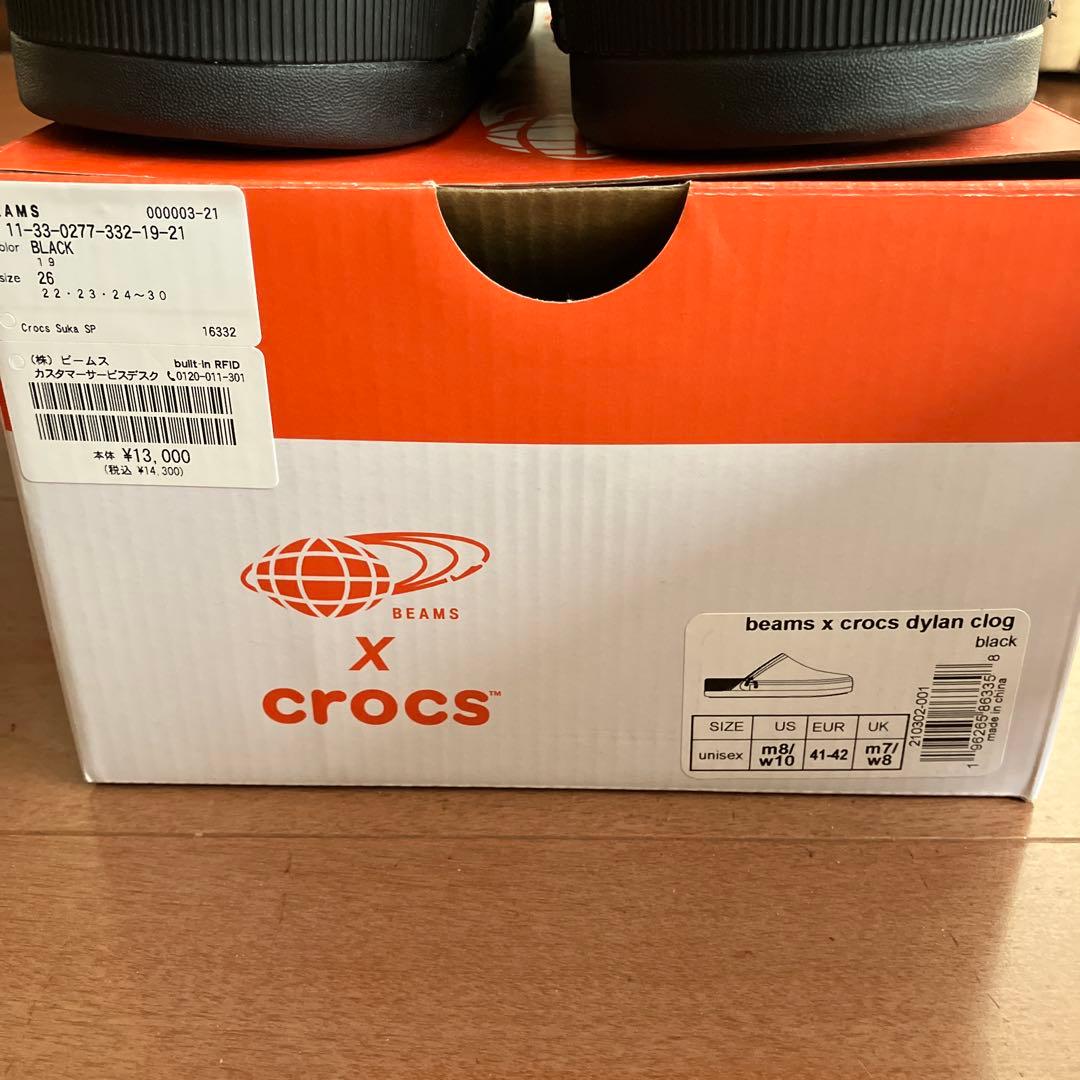 ビームス×クロックス ブラック サボサンダル