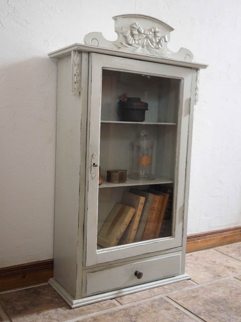 フランス アンティーク キャビネット ウォールシェルフ 棚 家具