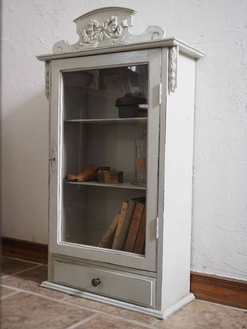 フランス アンティーク キャビネット ウォールシェルフ 棚 家具