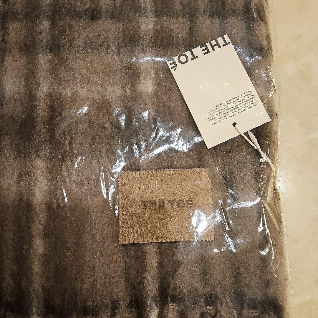 thetoe チェック柄 マフラー