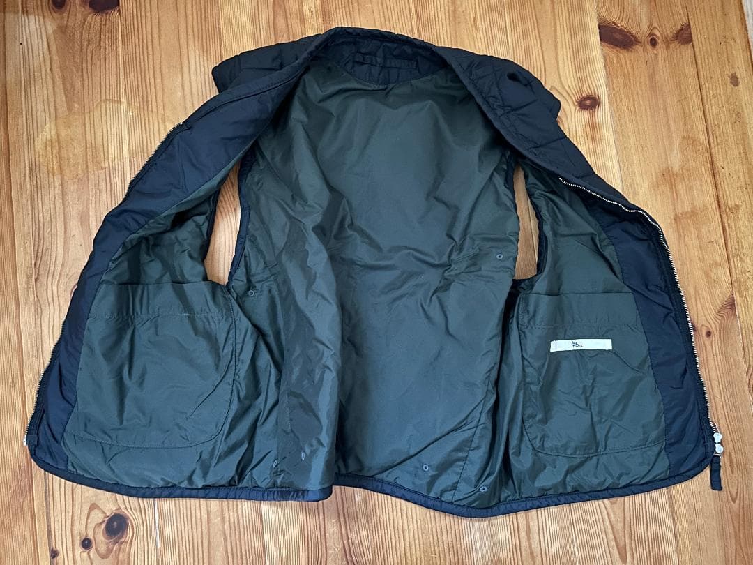 45R・45rpm ナイロンキルトベスト ネイビィ★2サイズ★極美品