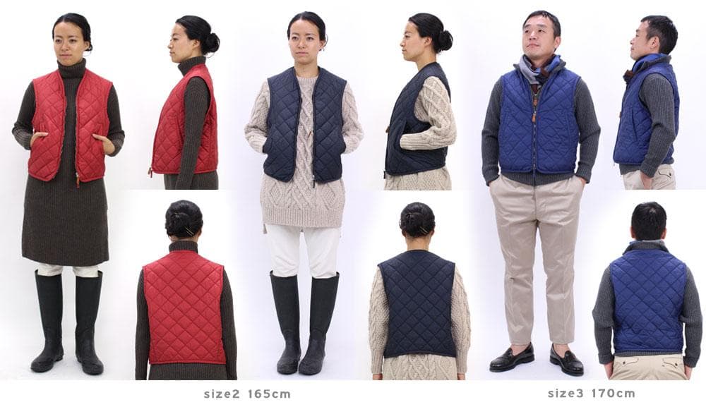 45R・45rpm ナイロンキルトベスト ネイビィ★2サイズ★極美品