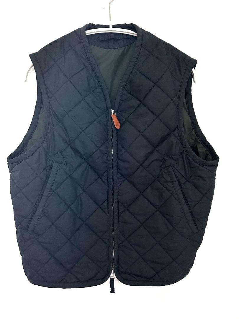 45R・45rpm ナイロンキルトベスト ネイビィ★2サイズ★極美品