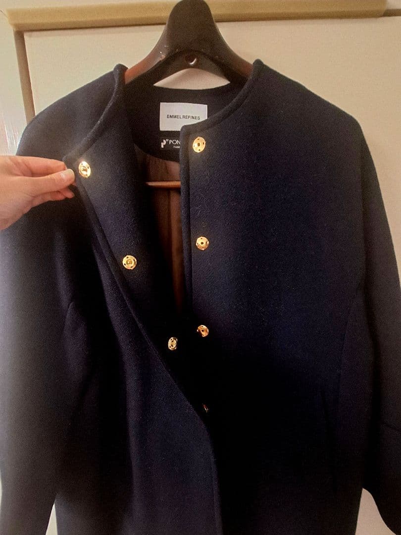 EMMEL REFINES　ネイビー コート