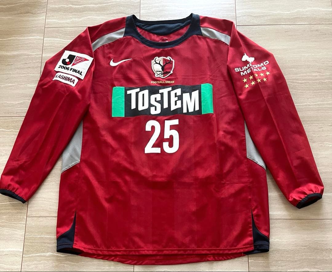 【希少】鹿島アントラーズ　2006年ナビスコカップFINAL 支給ユニフォーム