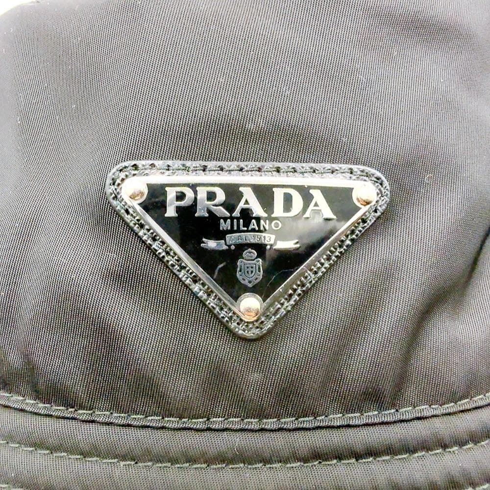 ◇プラダ◇2HC137/Re Nylon/リ ナイロン/L/ハット/帽子