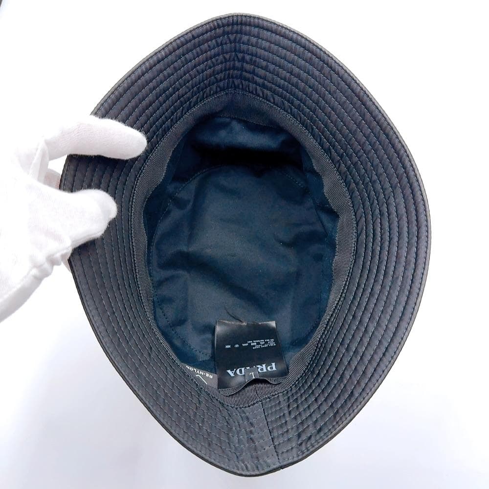 ◇プラダ◇2HC137/Re Nylon/リ ナイロン/L/ハット/帽子