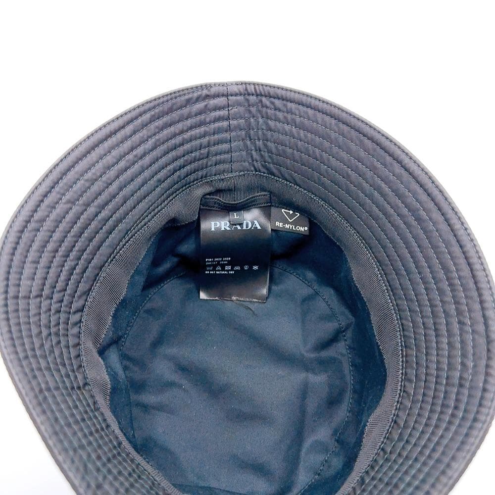 ◇プラダ◇2HC137/Re Nylon/リ ナイロン/L/ハット/帽子