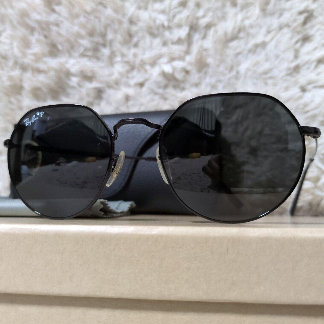 付属品完備 Ray-Ban RB3565 JACK 002/48 偏光レンズ 黒