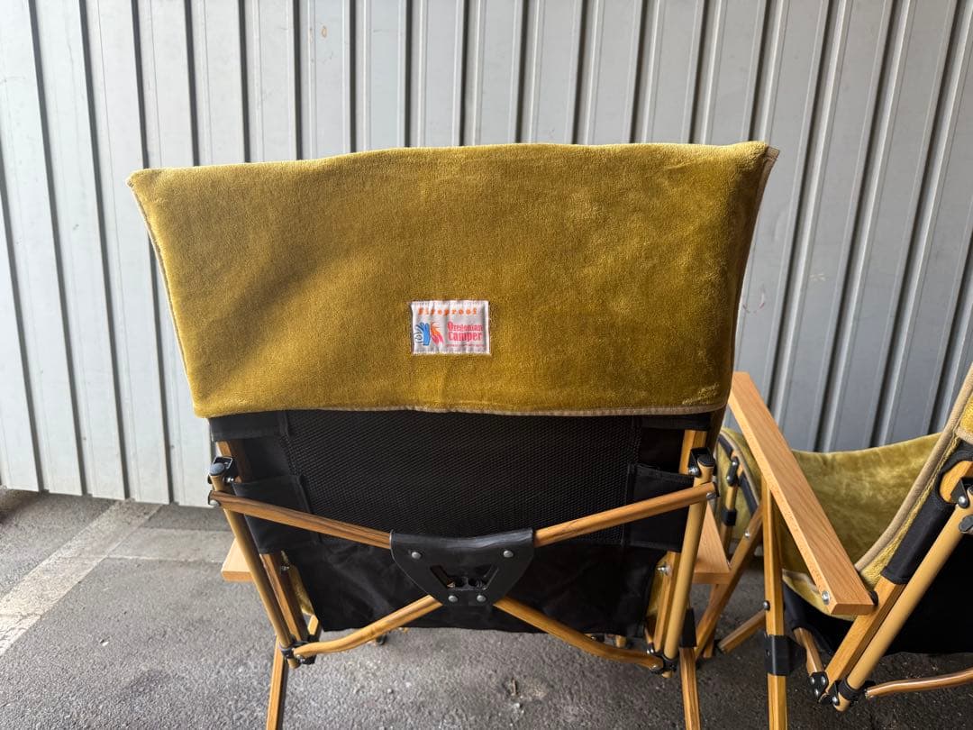 【スモア s'more】折りたたみ式アウトドアリクライニングチェア2脚セット