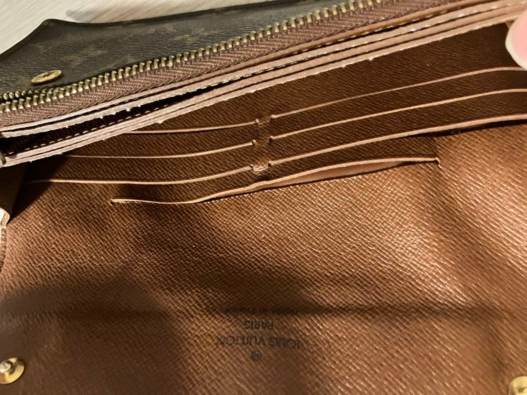 Louis Vuitton モノグラム 長財布 チェーン付き