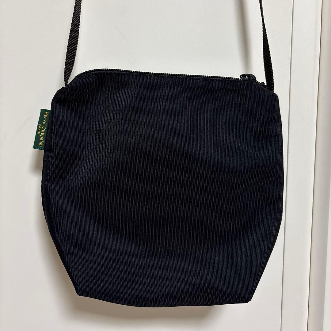 Herve Chapelier ブラック ポシェットショルダーバッグ　美品