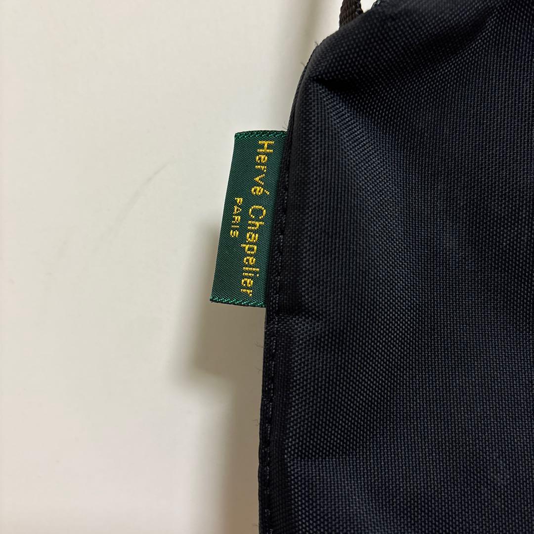 Herve Chapelier ブラック ポシェットショルダーバッグ　美品