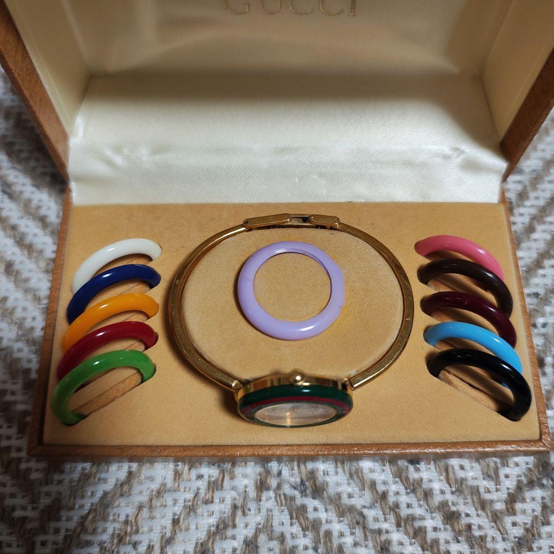 GUCCI 腕時計(クォーツ) 交換用ベゼルリング、別売ゴールドリング付