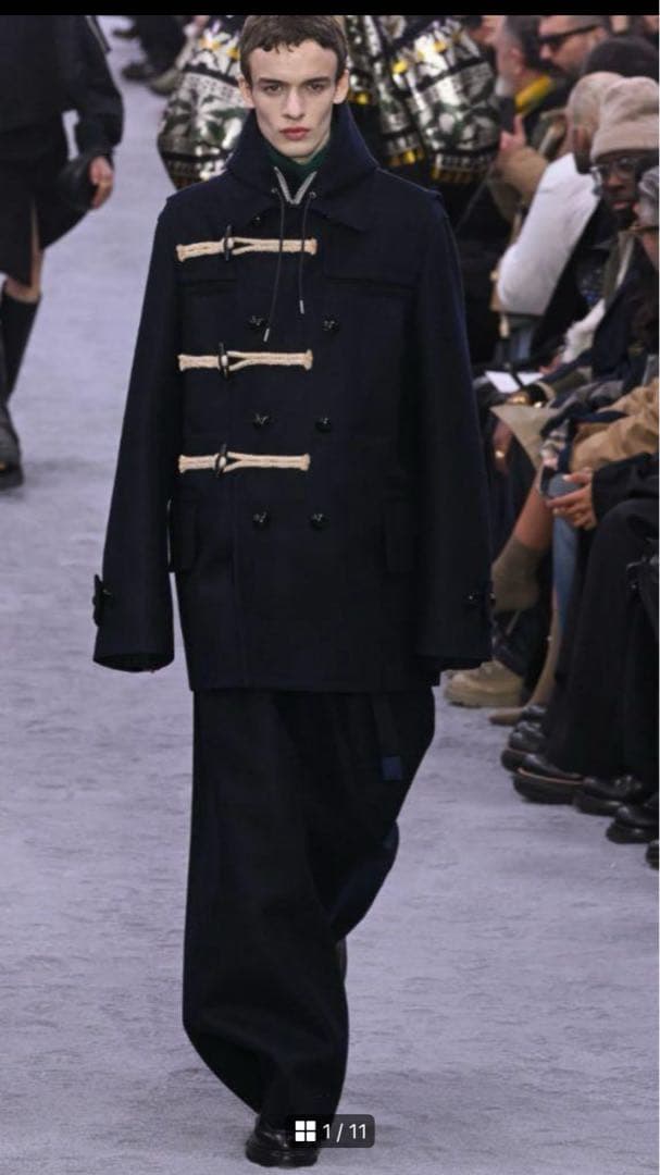 sacai ウールメルトン