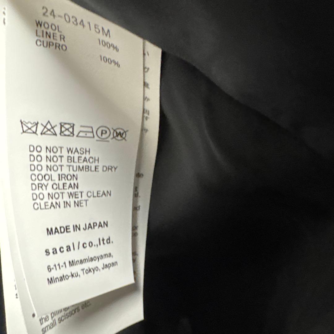 sacai ウールメルトン