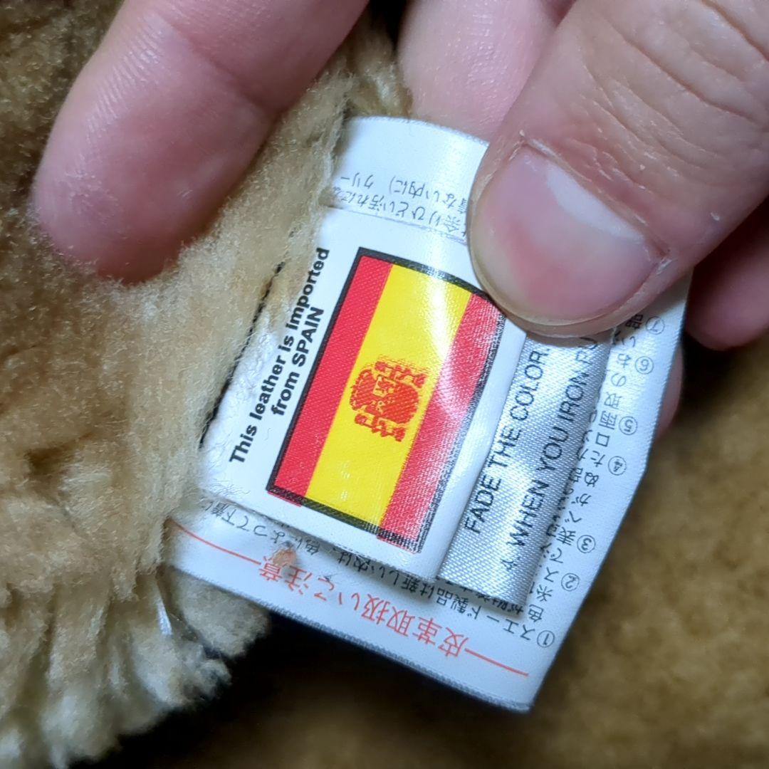 ✨ムートンジャケット✨B-3 Lサイズ first avenue ベージュ