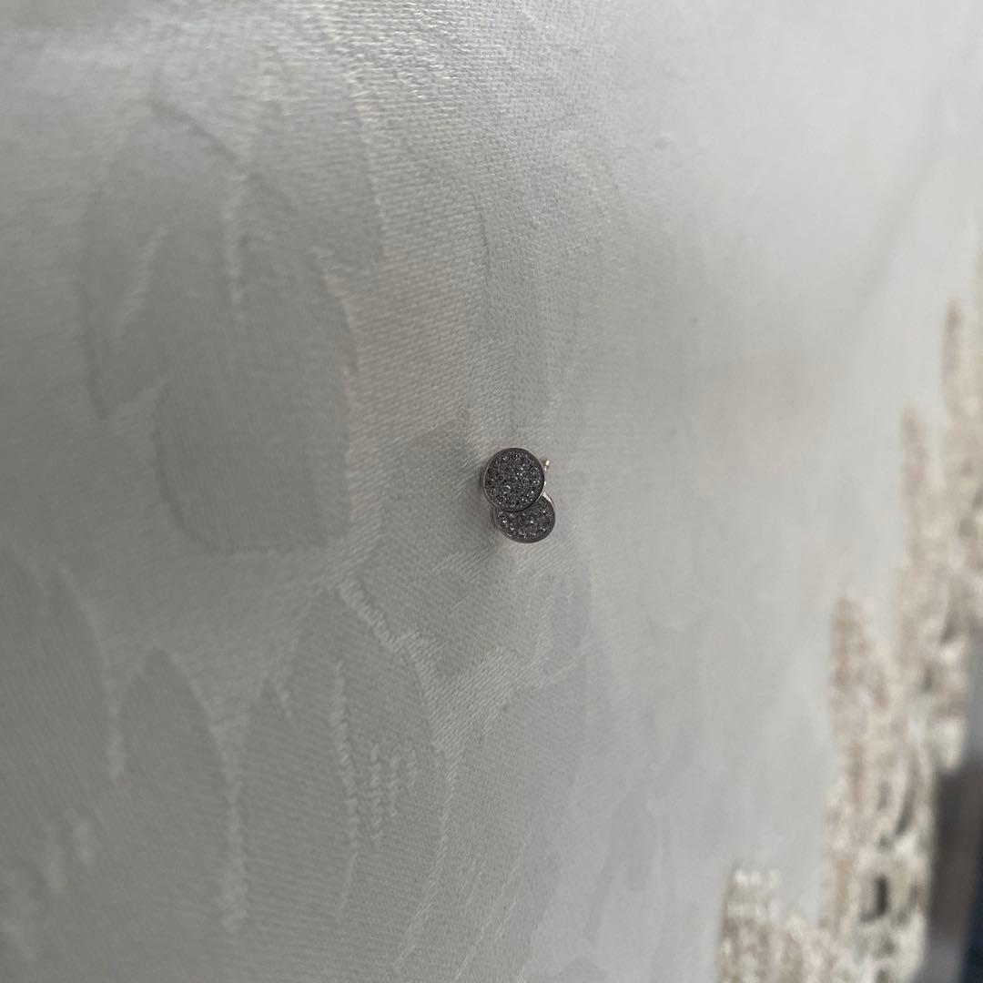 COCOSHUNIK ピアス（キャッチ無し）　　 18K ホワイトゴールド