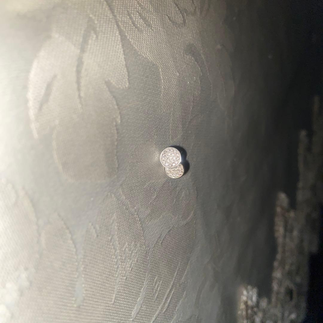 COCOSHUNIK ピアス（キャッチ無し）　　 18K ホワイトゴールド