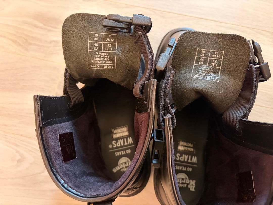 ドクターマーチン× wtaps 60th コラボレーション　バックルブーツ