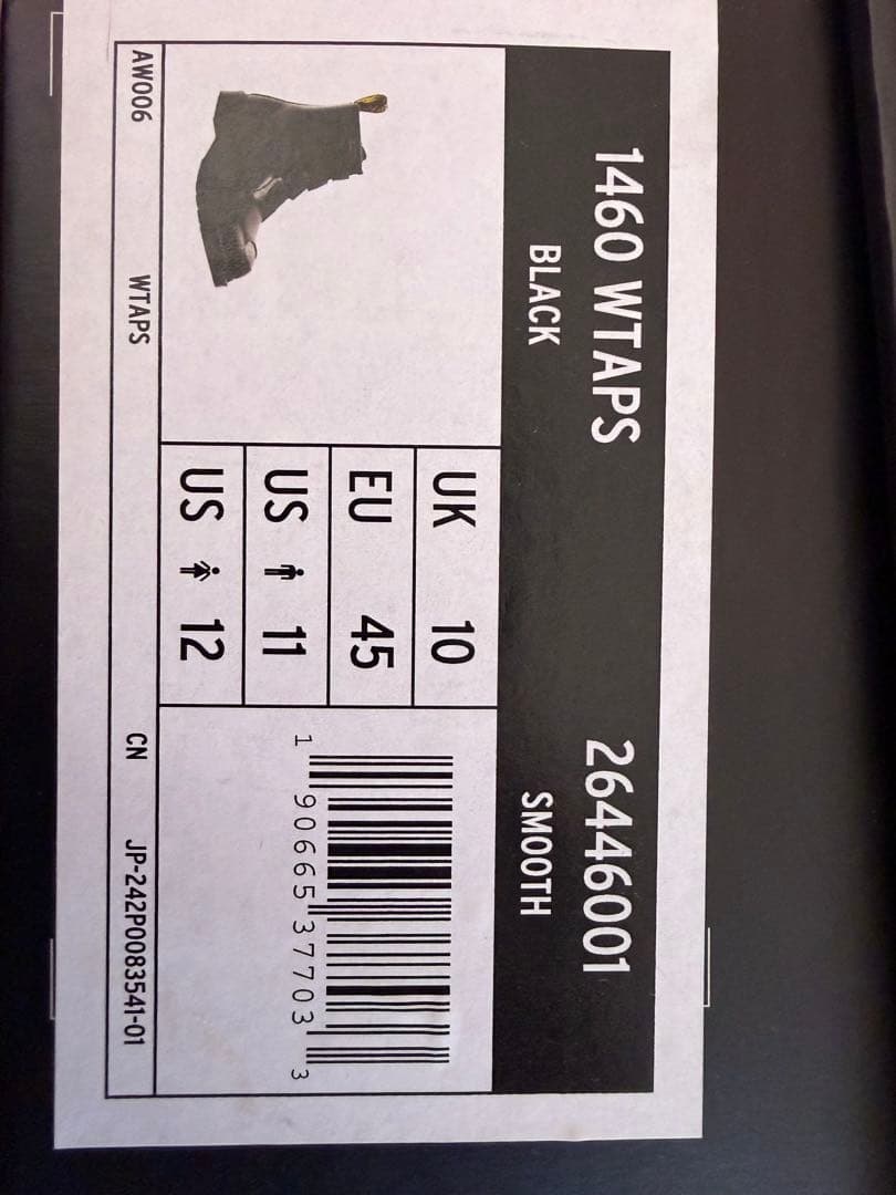 ドクターマーチン× wtaps 60th コラボレーション　バックルブーツ