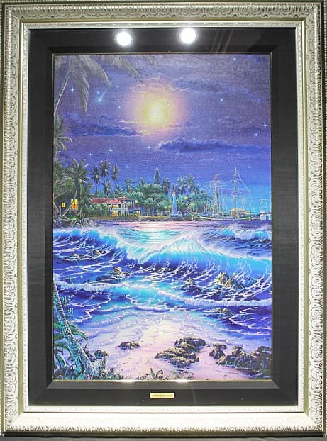 ラッセン【ラハイナ シンフォニー】ミクスドメディア キャンバスエディション