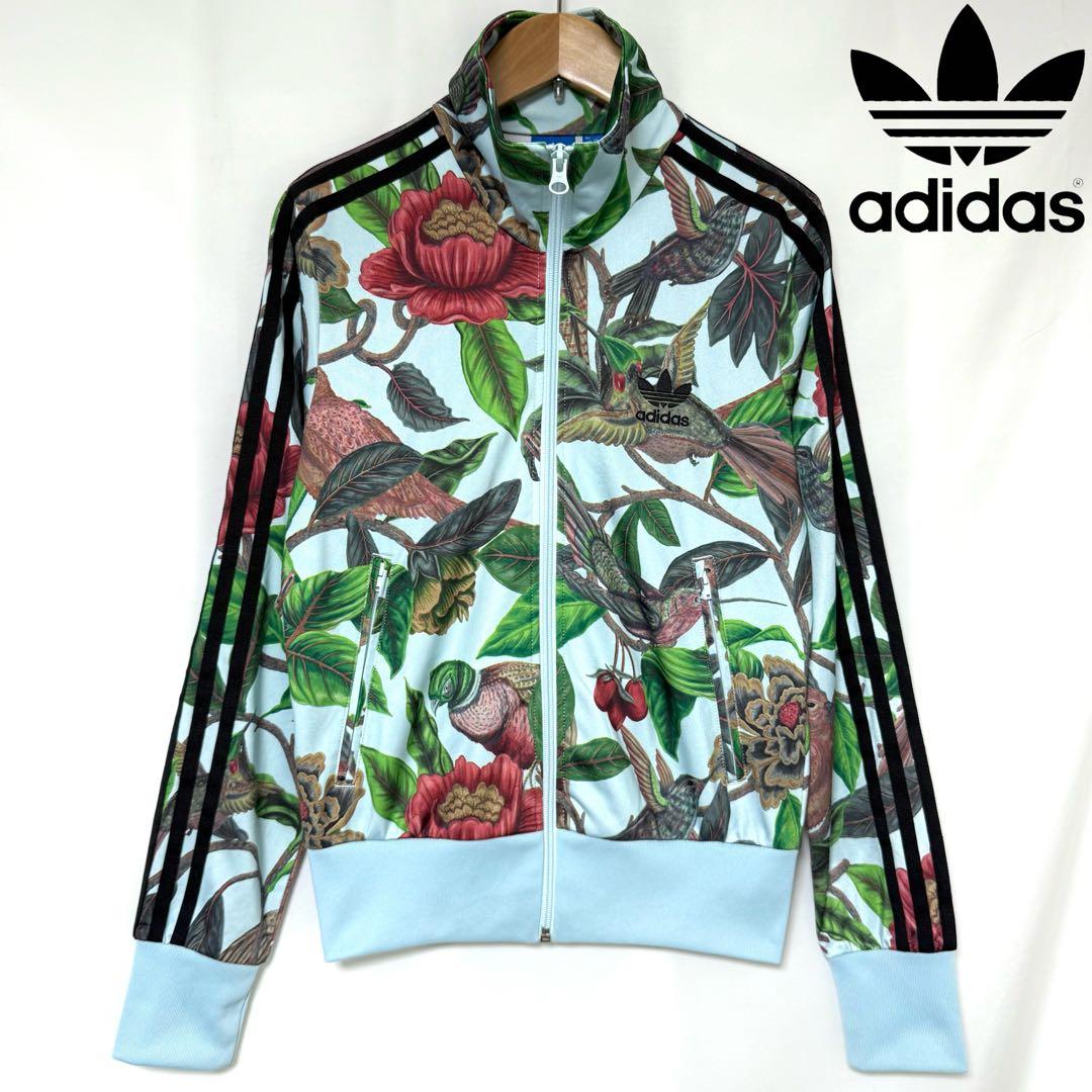 adidas×TFC コラボ 鳥＆ボタニカル柄 FIREBIRD TT L