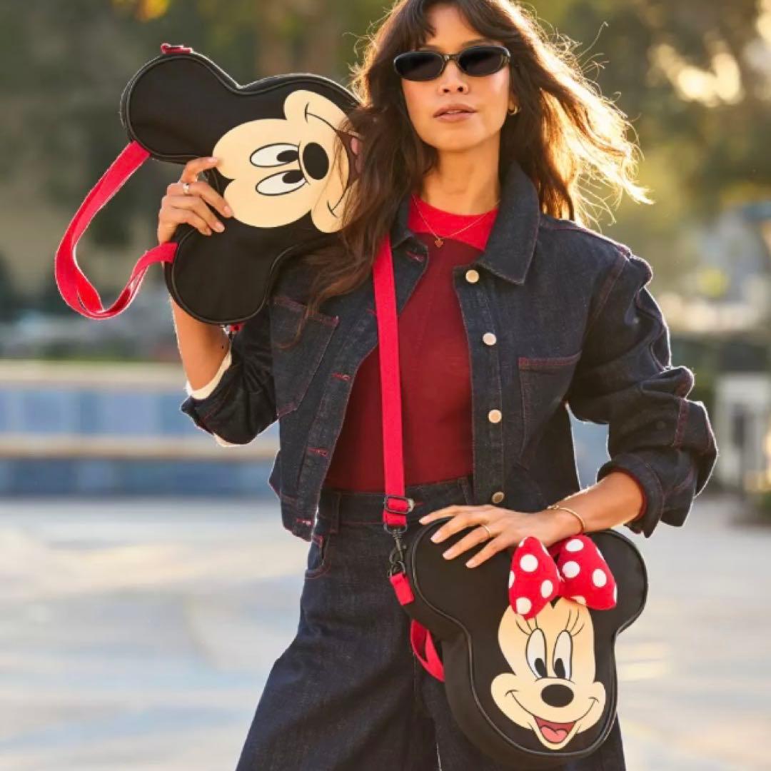 ミッキー ミニ ビッグフェイス トートバッグ ショルダーバッグ ディズニー