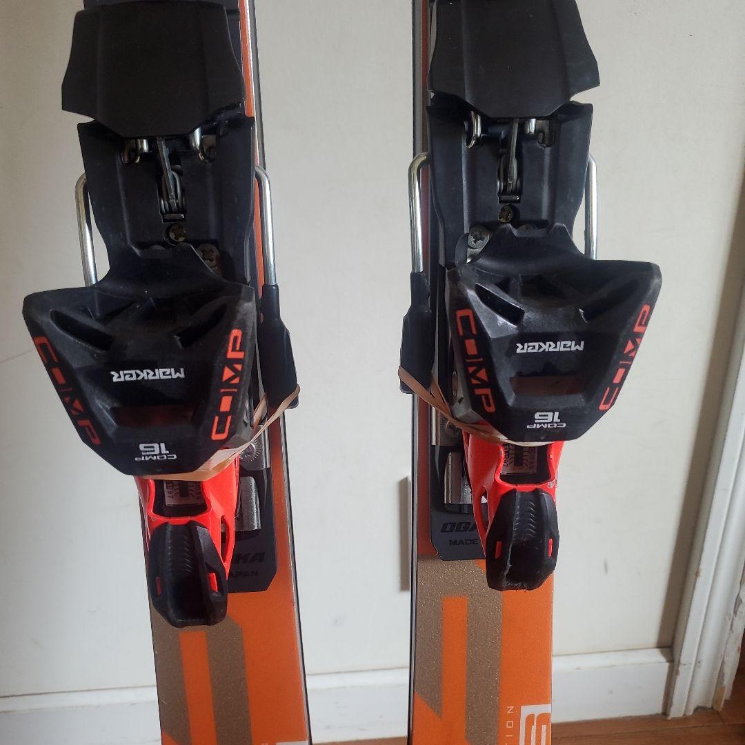 OGASAKA SR585スキー板165㎝ オレンジ