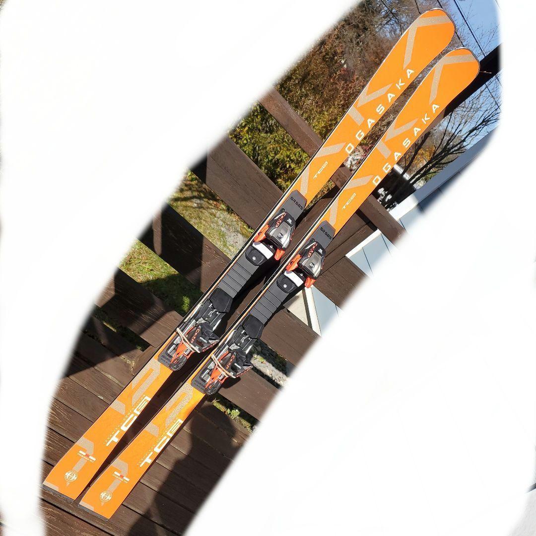 OGASAKA SR585スキー板165㎝ オレンジ