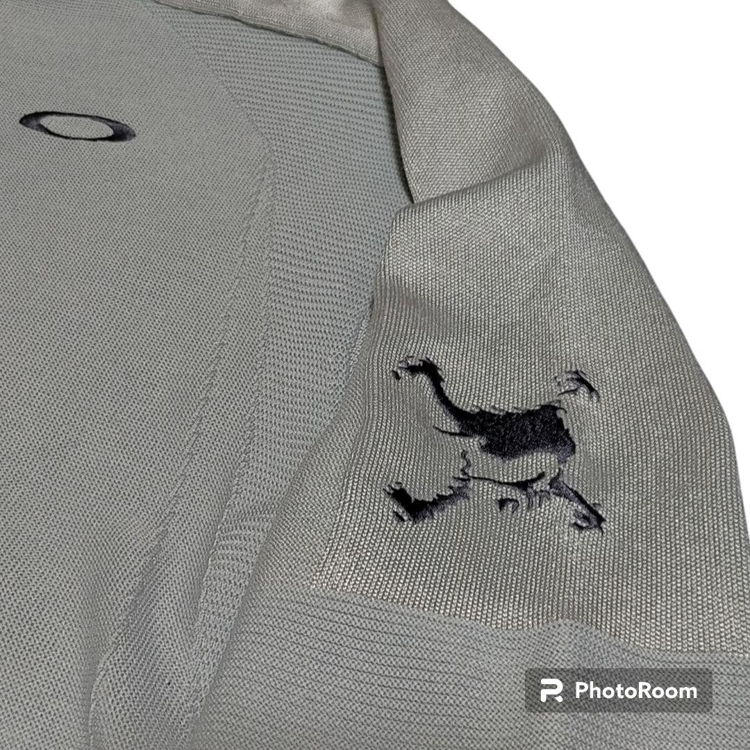 オークリー OAKLEY ニット トレーナー モックネック スカル 刺繍 ゴルフ