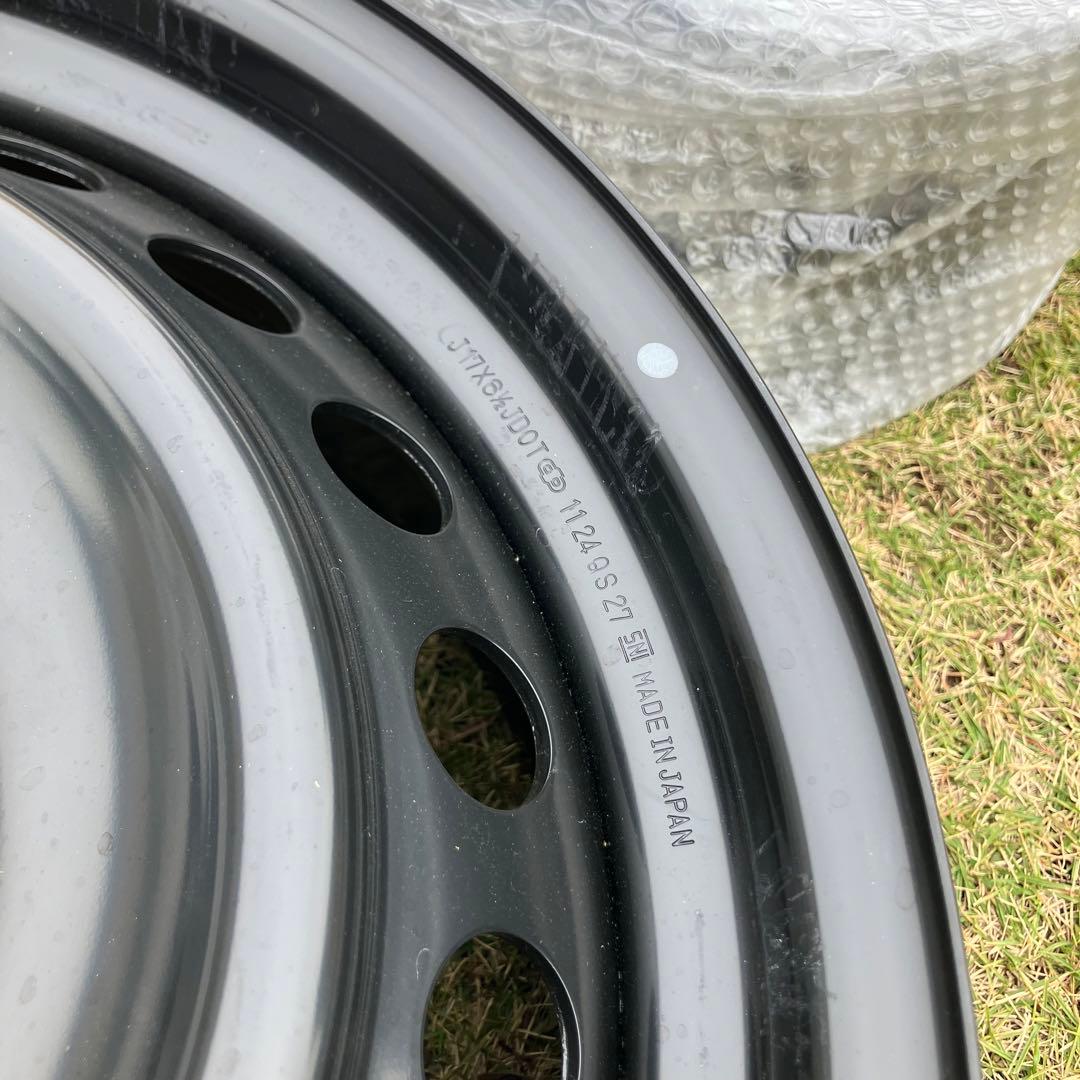 60プリウス　純正スチールホイール 4本セット　17インチ 5穴 114.3