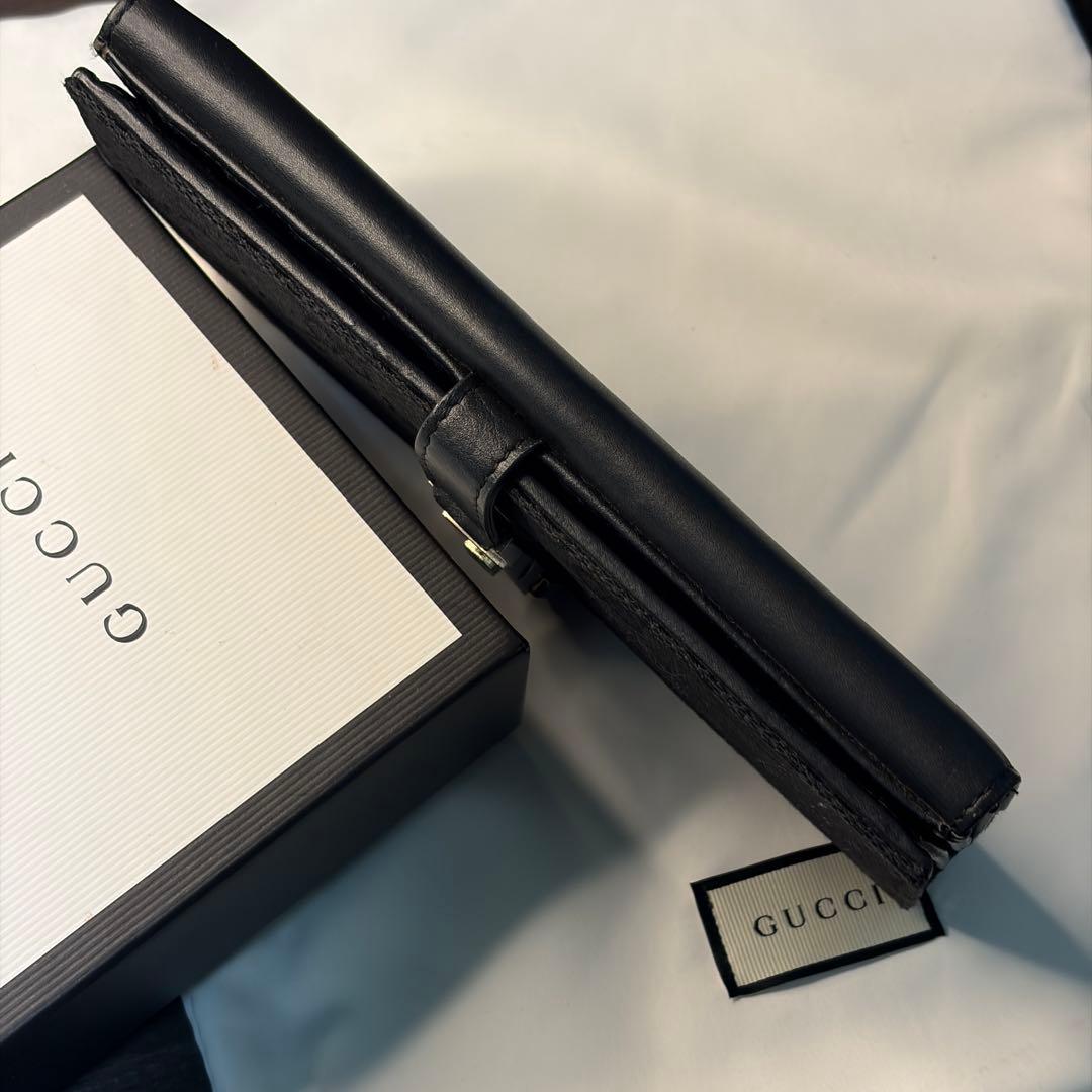 【箱・袋付き】GUCCI グッチ ジャッキー 長財布 シマ